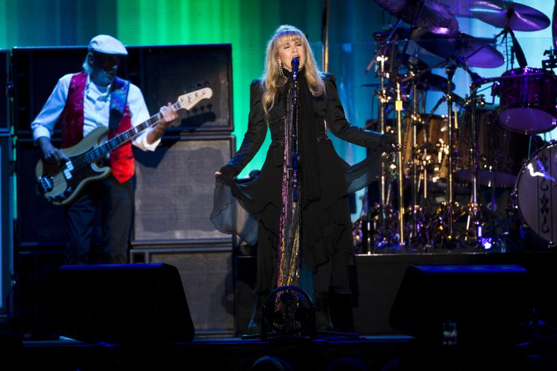 Fleetwood Mac perform for thousands of fans at Domain Stadium, Perth.
Picture: Simon Santi The West Australia