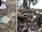 A Queensland company has been fined after illegally dumping asbestos next to homes for years.