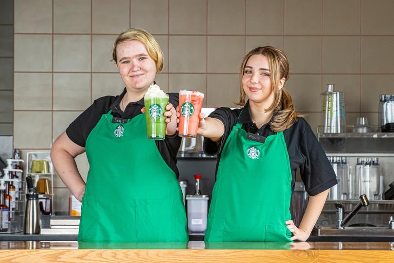 Employees Leaf Bone and Megan Wilson. 