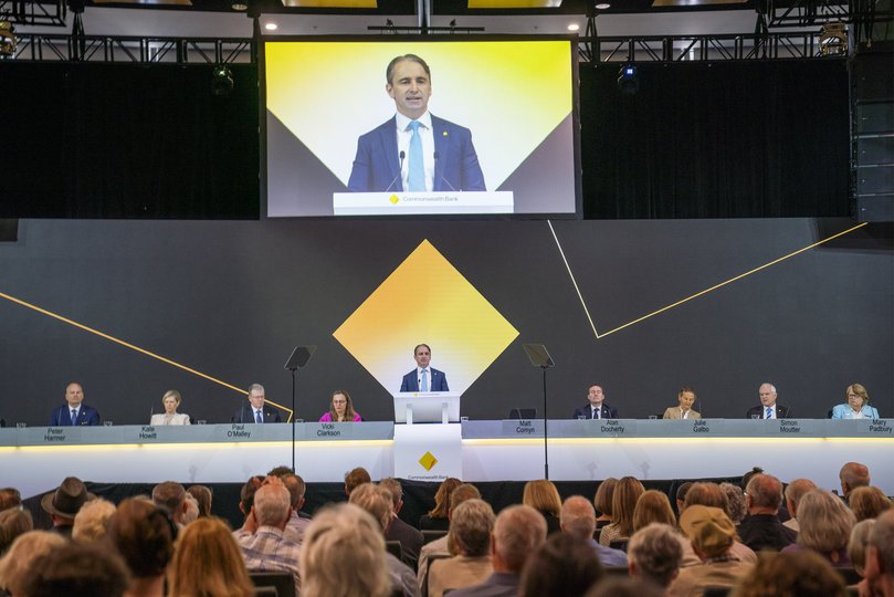 Commbank CEO Matt Comyn at the 2024 AGM