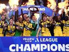 The Mariners will have to surprise once again to defend their A-League Men title. (Dan Himbrechts/AAP PHOTOS)