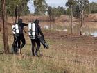 Divers have been checking dams and waterholes.