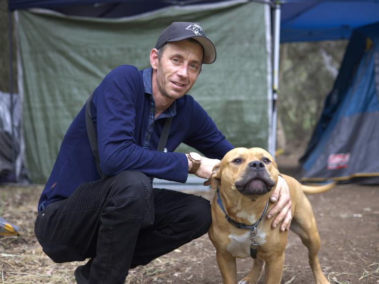 Matt Bleach was left homeless when he lost his job in Adelaide in 2022.