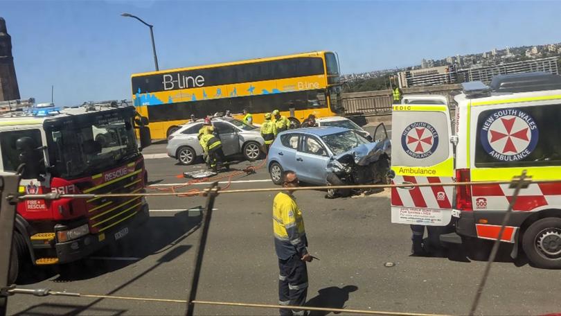 The death toll from a horrific multi-vehicle crash on Sydney Harbour Bridge has climbed to two. 