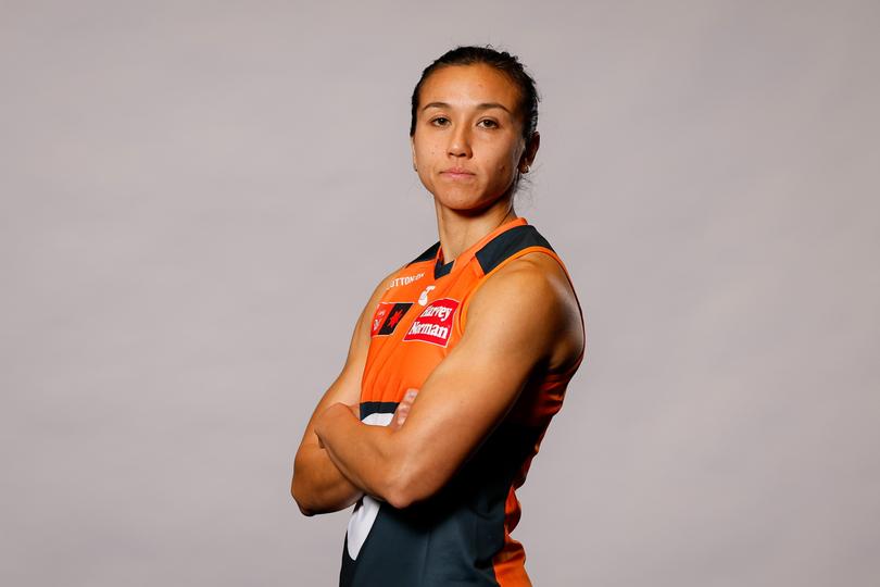 Giants captain Rebecca Beeson.