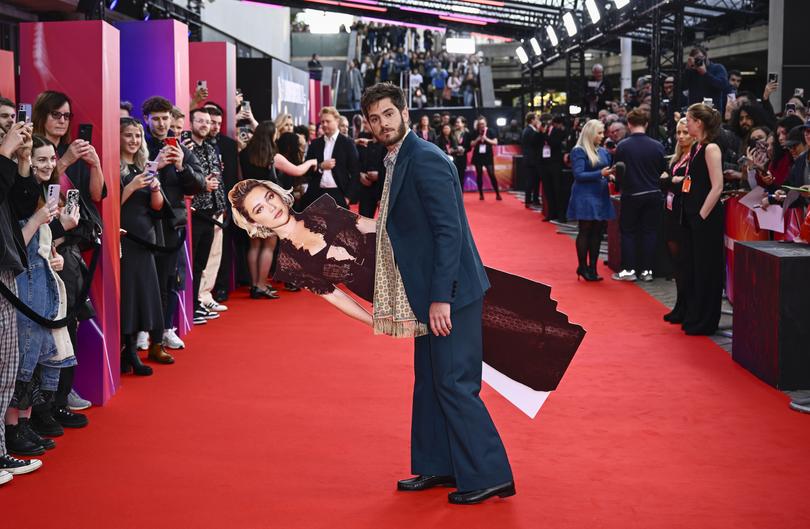 Garfield and ‘Florence’ on the red carpet. 