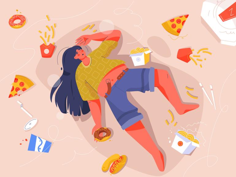 When we are stressed and under pressure, our stress hormones will trigger cravings that are usually sweet or fatty such as biscuits, chips, pizza, sweets or lollies.