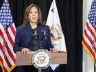 Kamala Harris speaks about the killing of Hamas' top leader Yahya Sinwar in a battle with Israeli forces in Gaza.