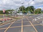 A little boy has been injured after a rock was thrown through a train window in Cairns.