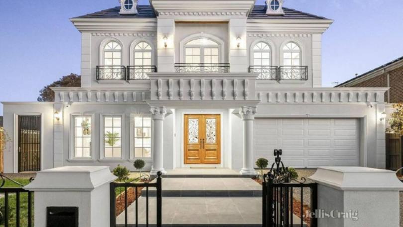 A newly-built French Provincial-inspired mansion in the outer eastern suburb of Glen Waverley has passed in at auction for $3.75 million.