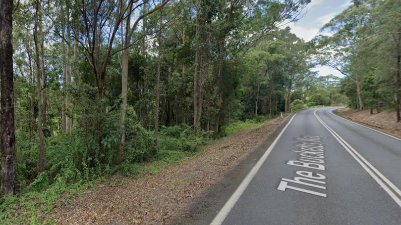 A portion of The Bucketts Way, which Wade Hodgess was driving on when his car crashed in the early hours of Saturday morning, October 19.