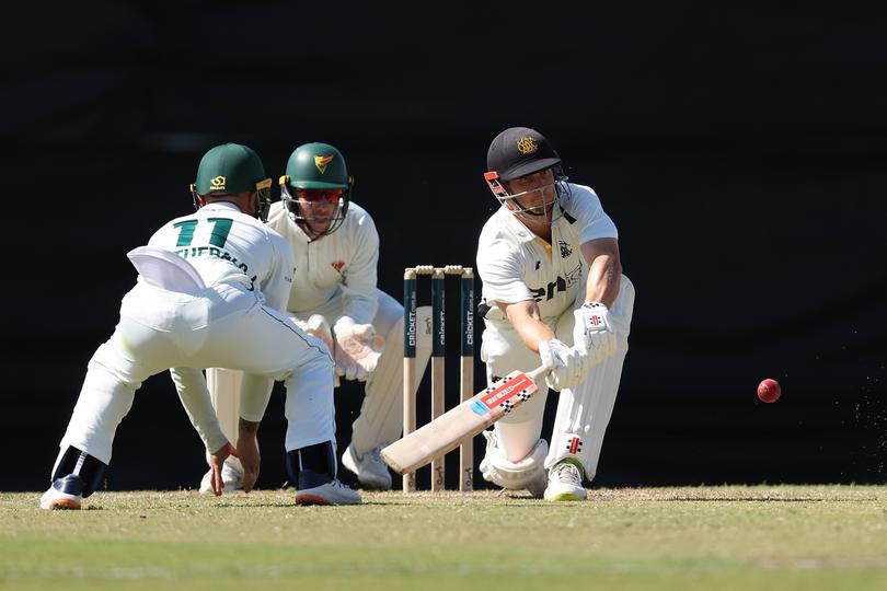 Hilton Cartwright of Western Australia bats.