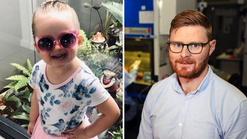 The loss of his daughter Josephine to aggressive brain cancer is driving Matt Dun’s research.