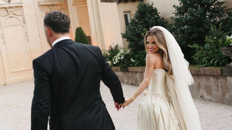 F﻿ormer NRL star Sam Burgess has married Lucy Graham in Rome. 