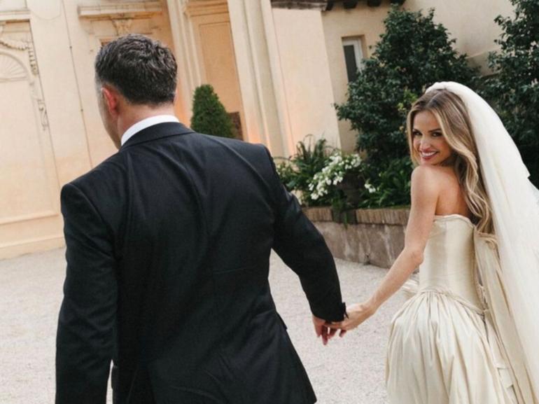 F﻿ormer NRL star Sam Burgess has married Lucy Graham in Rome. 