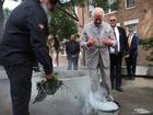 King Charles III takes part in a smoking ceremony during a visit to the National Centre for Indigenous Excellence on October 22, 2024 in Sydney, Australia. 