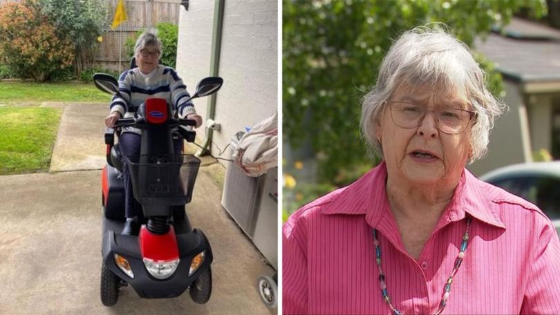 June Whitley has been without her mobility scooter for several weeks now.