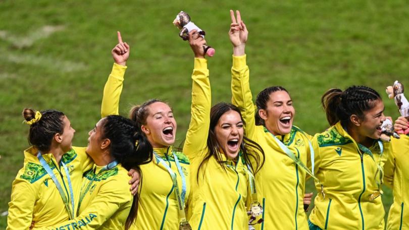 Australia's Rugby Sevens team will not get a chance to defend their title at the 2026 Comm Games. (Andrew Cornaga/AAP PHOTOS)