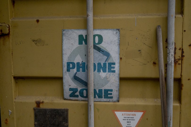 No phones here, please. 