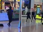 The stabbing at Elizabeth shopping centre was filmed on a mobile phone.