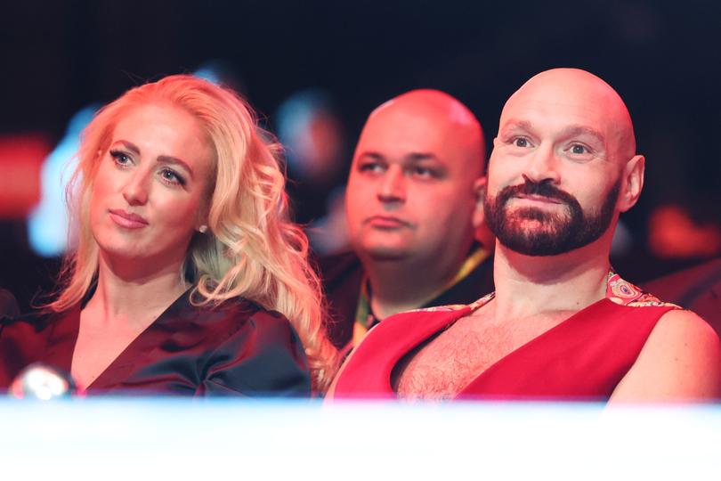 Tyson Fury and his wife Paris Fury.