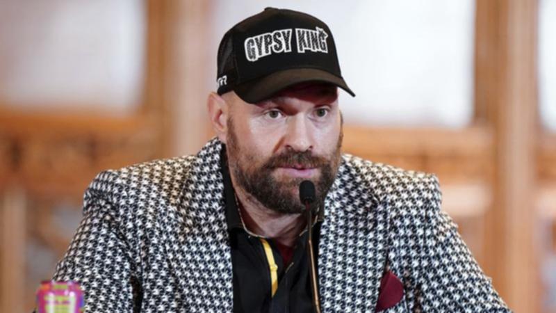 Tyson Fury has revealed that his wife suffered a miscarriage while he was at a world title fight. (AP PHOTO)