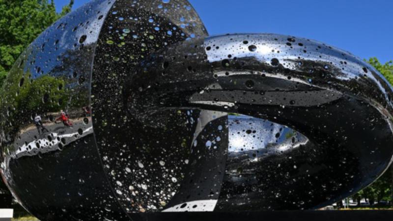 The Ouroboros sculpture, in the grounds of the National Gallery of Australia, is spectacular.