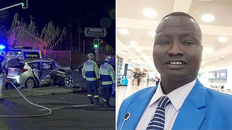 Lual Awan Lueth was killed when he was crashed into in St Marys while on his way to work.