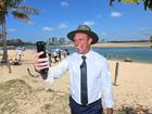 Queensland Premier Steven Miles is setting a frenetic pace in the final days of the campaign. (Darren England/AAP PHOTOS)