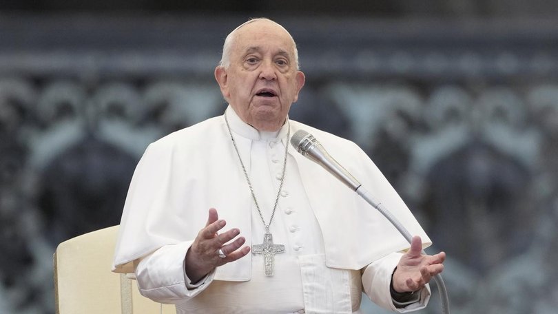 The Pope avoids political issues in his new encyclical letter, the highest form of papal teaching. (AP PHOTO)