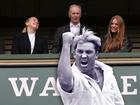 The Shane Warne stand was unveiled today at Junction Oval in St Kilda with his family on hand.