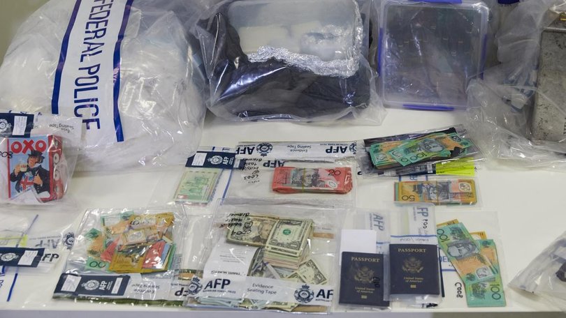 US authorities seized almost 1.3 tonnes of methamphetamine and 16kg of cocaine bound for Australia. (Erik Anderson/AAP PHOTOS)