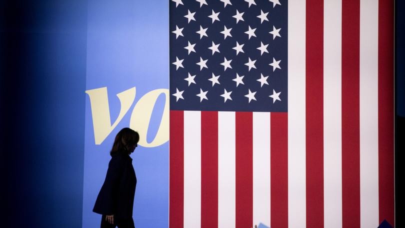 Vice President Kamala Harris, the Democratic presidential nominee, during a campaign event in Green Bay, Wis., Oct. 17, 2024. 