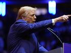 Republican presidential nominee former President Donald Trump speaks at a campaign rally at Madison Square Garden, Sunday, Oct. 27, 2024, in New York. (AP Photo/Alex Brandon)