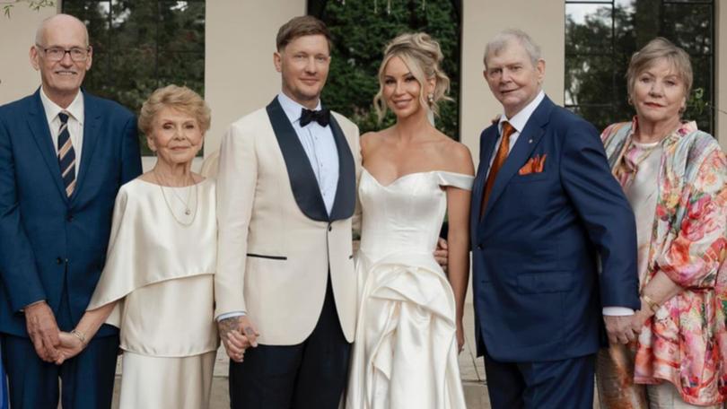 John Farnham looked every inch the proud father at an intimate family occasion this weekend, after undergoing extensive surgery due to oral cancer. The Australian rock legend, who is now cancer free, looked in great spirits as he attended the wedding of his oldest son, Robert Farnham, and new wife Melissa. In the intimate photos, the 74-year-old appeared in good health and largely unchanged after his gruelling surgery back in August 2022.