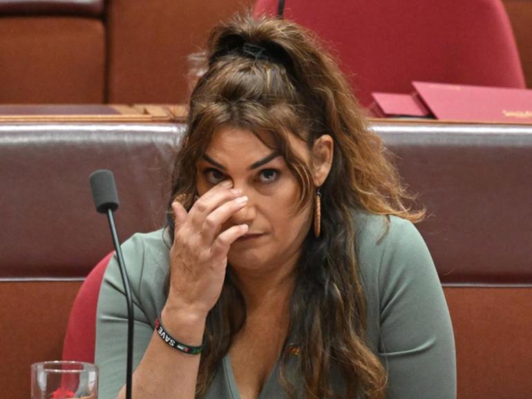 Lidia Thorpe was allegedly assaulted outside the MCG after the AFL's annual Dreamtime clash. (Mick Tsikas/AAP PHOTOS)