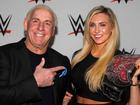 Ric Flair and Charlotte Flair pictured in 2016.