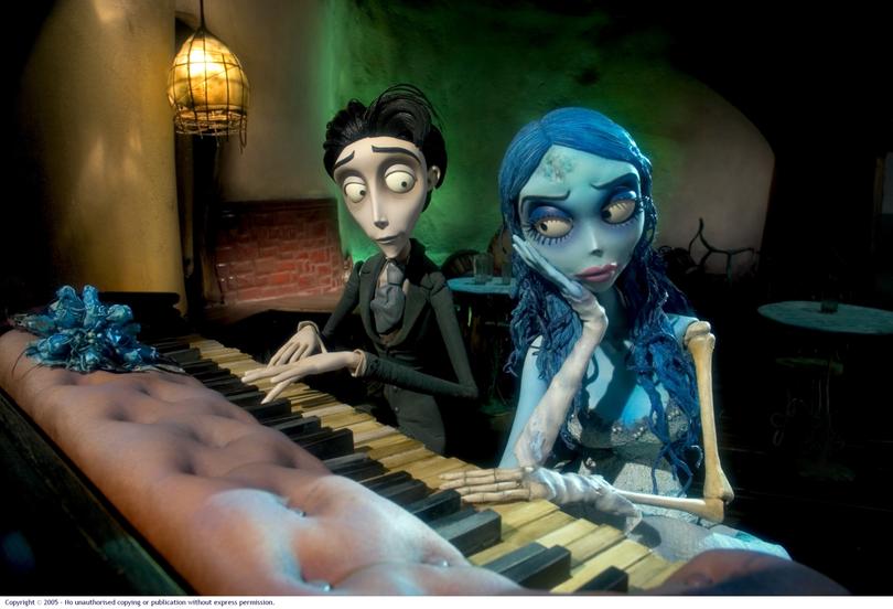 A scene from the animated film The Corpse Bride.