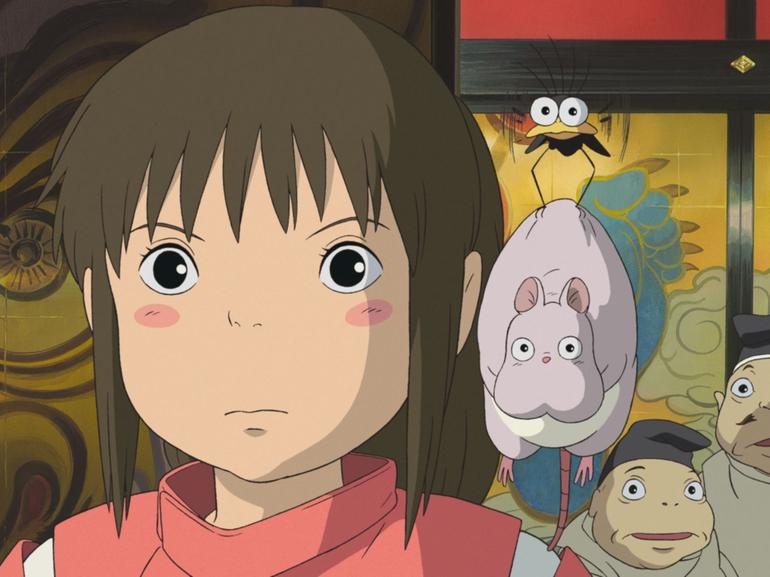 Scene from the animated feature film Spirited Away.