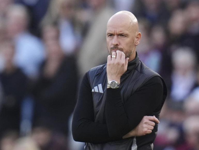 Manchester United have sacked manager Erik ten Hag after two and a half years in charge. (AP PHOTO)