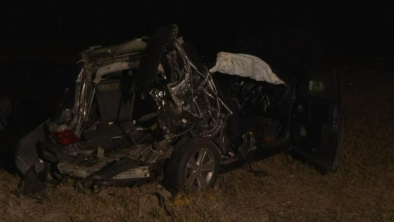 Chris Eykelenberg, 42, suffered minor injuries after a triple car pile-up on the Riddoch Highway near Nangwarry, SA, that killed his 15-year-old daughter and five-year-old son.