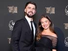 Oleg Markov with his partner Becky Kay at Collingwood’s best-and-fairest awards at the start of October.