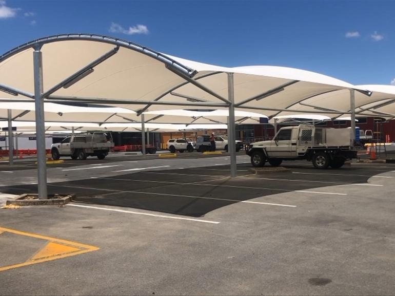 A woman has been ‘violently’ assaulted in a Rockhampton car park.