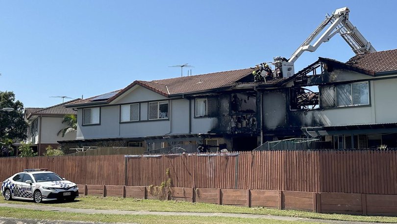 A house fire (file image)