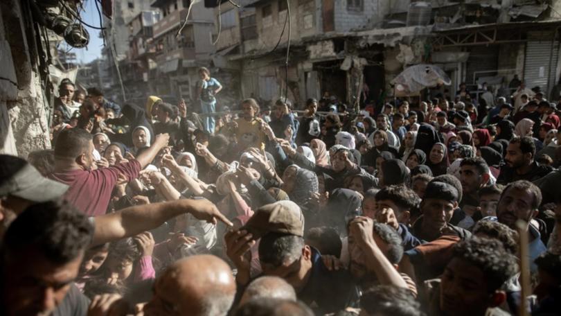 UN agencies say banning its relief agency could see famine develop across Gaza. (EPA PHOTO)