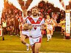 Ben Hunt has run out in Dragons colours for the last time, sacked after sevens seasons at the club. (Mark Evans/AAP PHOTOS)