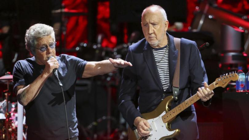 Veteran British rockers The Who last toured in 2023 with a full orchestra. (AP PHOTO)