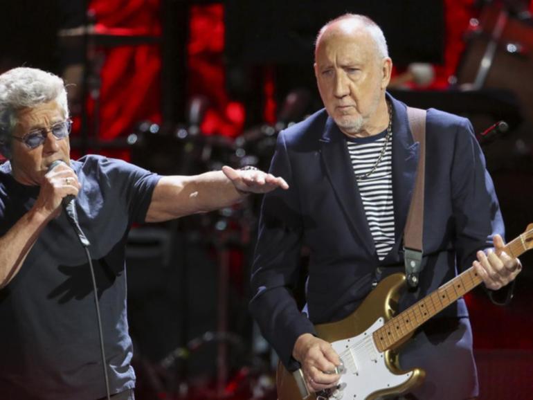 Veteran British rockers The Who last toured in 2023 with a full orchestra. (AP PHOTO)