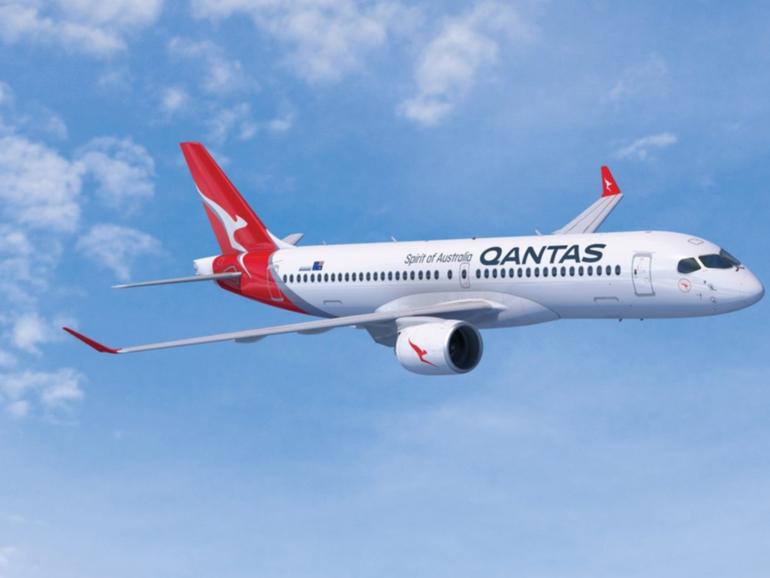 Qantas Airbus A220.