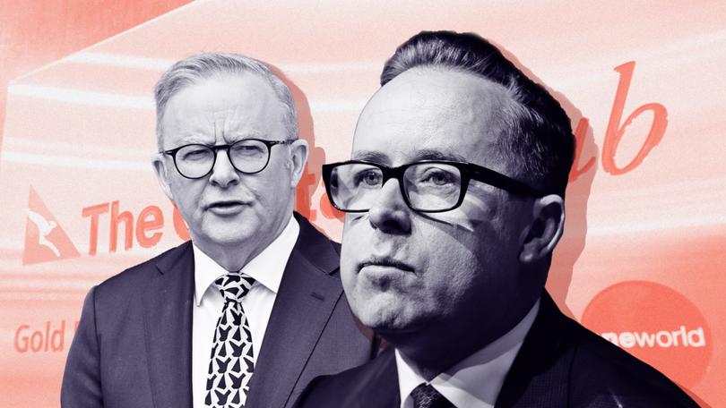 Prime Minister Anthony Albanese has issued a statement insisting he ‘did not ever’ call Alan Joyce for Qantas upgrades.